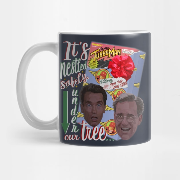 Jingle All the Way Turboman by Screen Fiend Merch